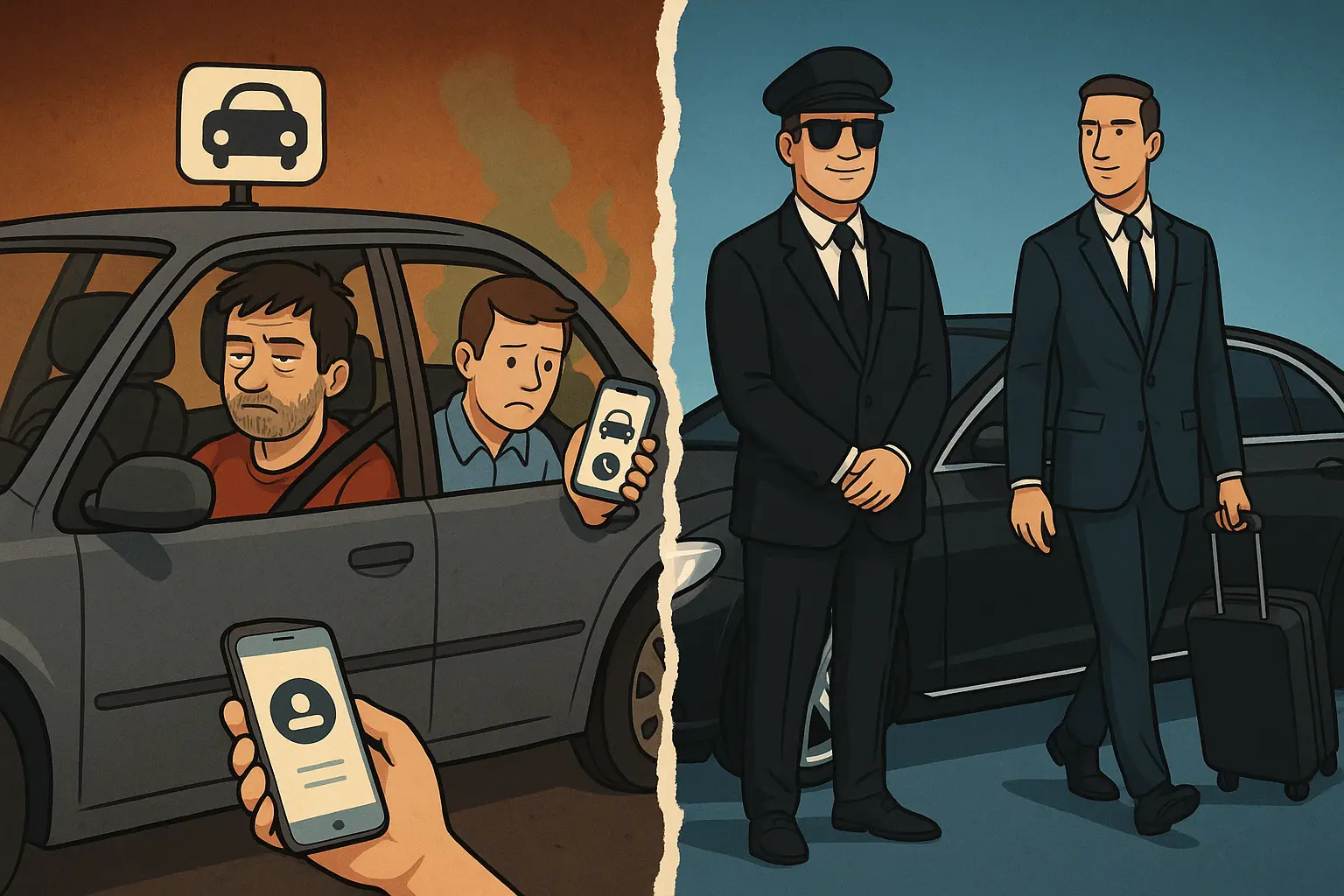 Why Book A Chauffeur Car for Airport Transfer Not A Rideshare
