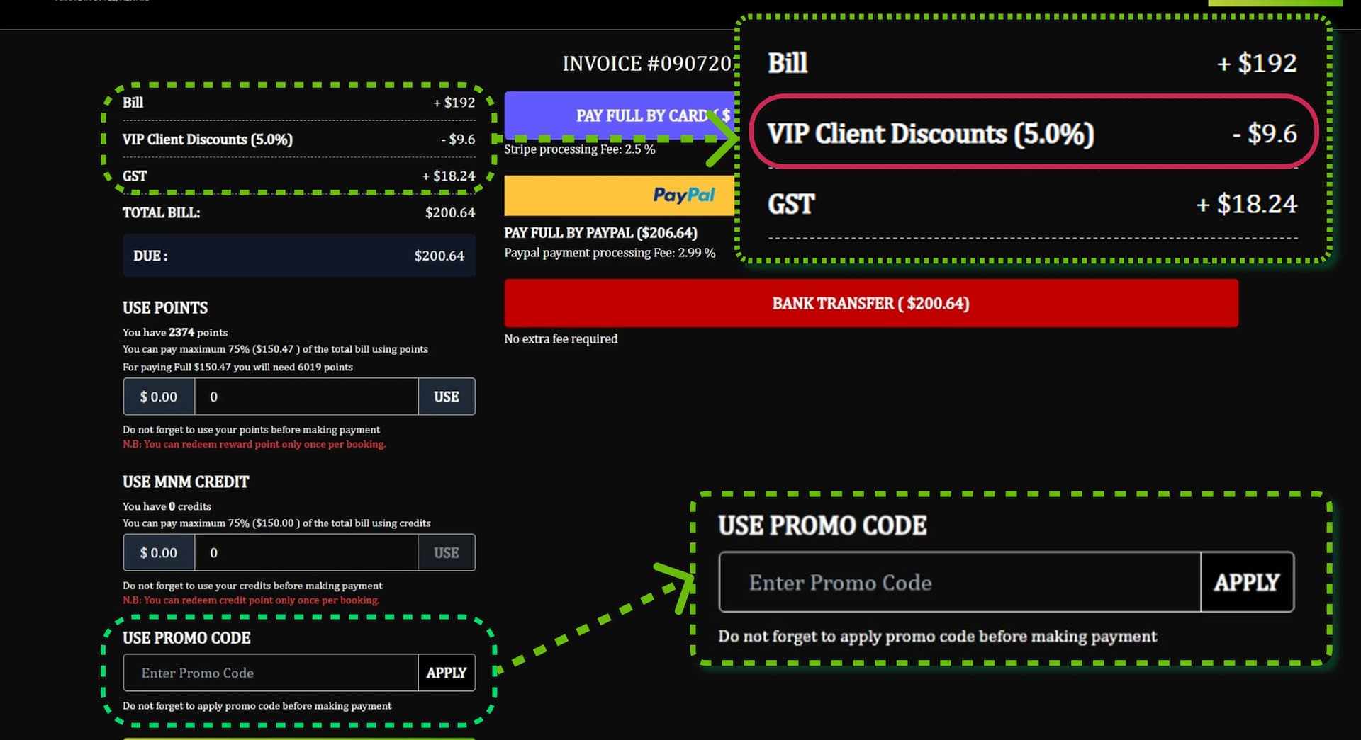 vip client