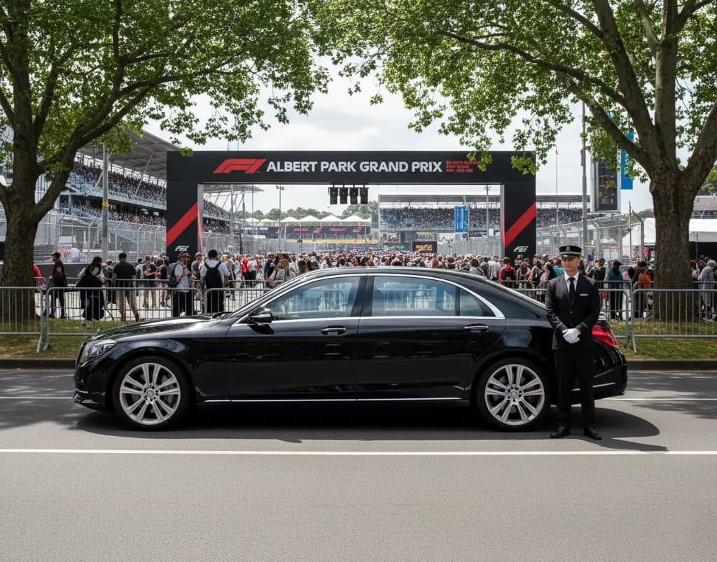 Melbourne F1 Event Transfer Chauffeur Car Hire: Arrive in Style & Comfort
