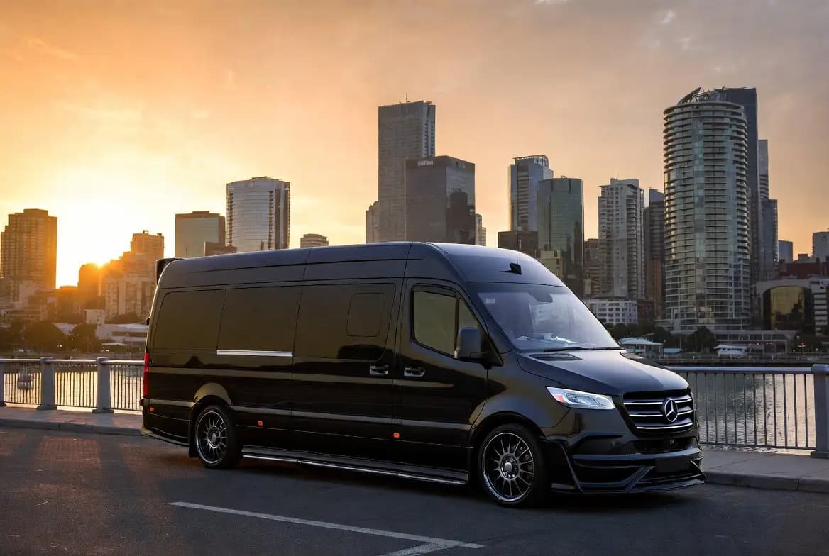 Mercedes Sprinter Van Hire Melbourne | Luxury Chauffeur Driven Service – MNMRiDEZ