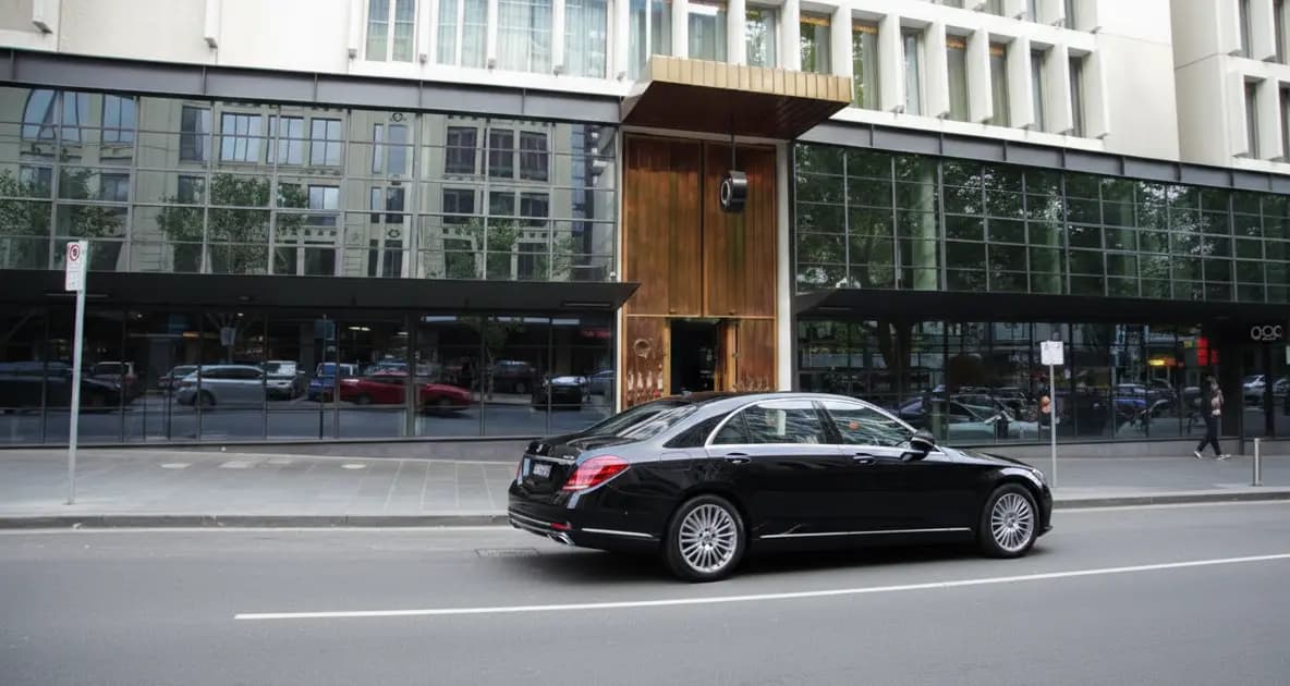 Melbourne Airport to QT Melbourne Hotel Transfer | MNMRiDEZ Chauffeur Melbourne Airport to QT Melbourne Hotel Transfer | MNMRiDEZ Chauffeur