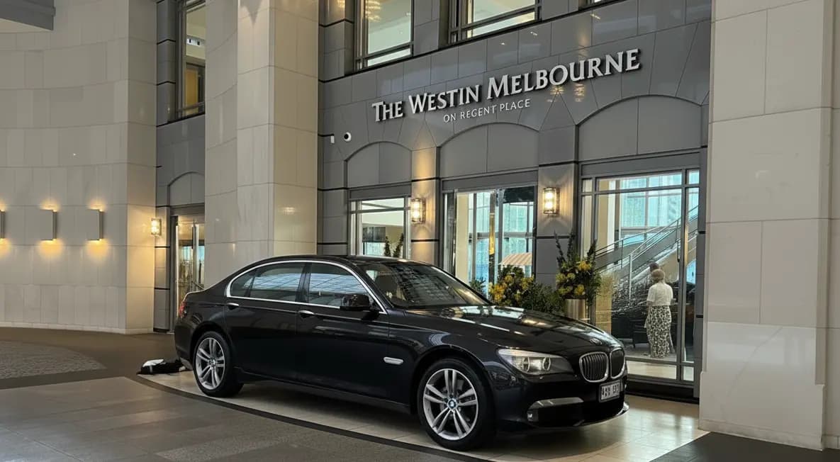 Melbourne Airport to The Westin Melbourne Hotel Transfer | MNMRiDEZ Chauffeur Melbourne Airport to The Westin Melbourne Hotel Transfer | MNMRiDEZ Chauffeur
